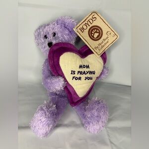 Rare Boyds Bears 9" Plush Thinkin of Ya Series MOM IS PRAYING FOR YOU 1988-2003